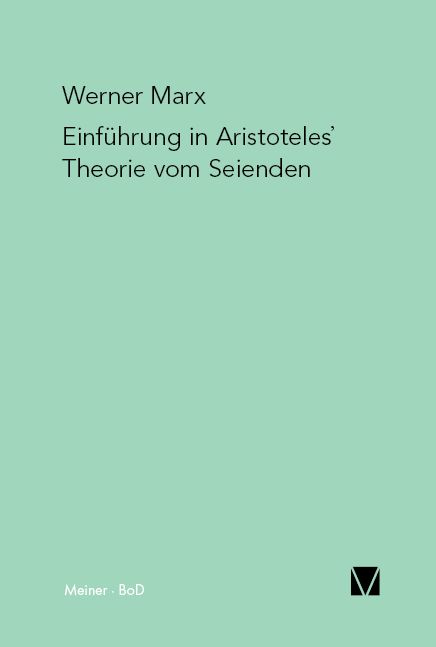 Produktbild: Einf&uuml;hrung in Aristoteles' Theorie vom Seienden