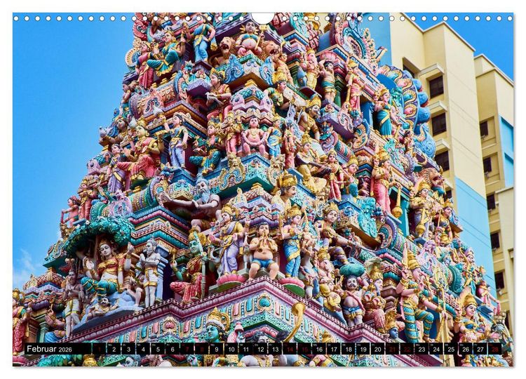 Produktbild: Singapur - Tradition trifft Moderne (Wandkalender 2026 DIN A3 quer), CALVENDO Monatskalender
