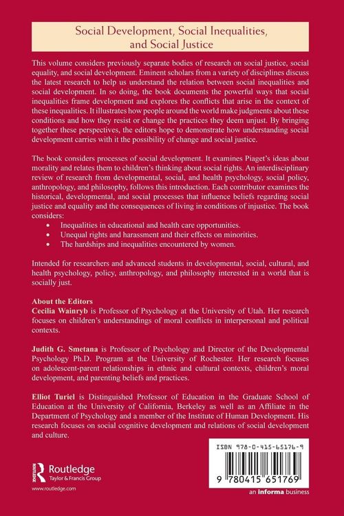 Produktbild: Social Development, Social Inequalities, and Social Justice