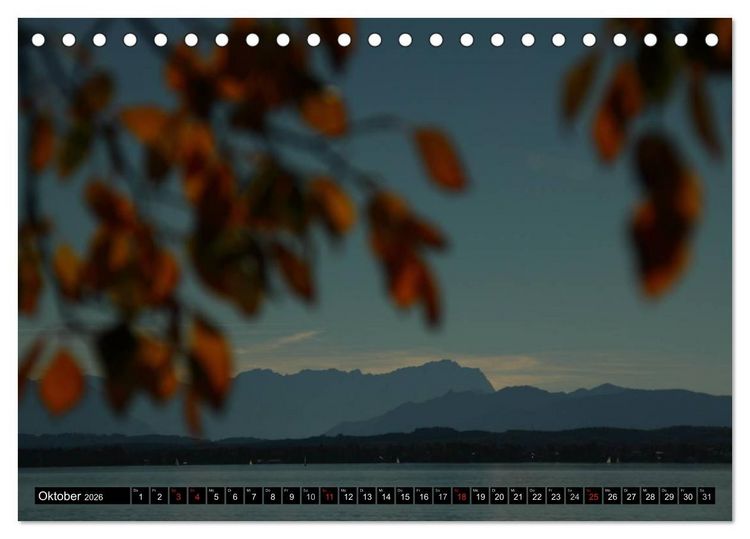 Produktbild: DIE ALPEN - Weitblicke (Tischkalender 2026 DIN A5 quer), CALVENDO Monatskalender