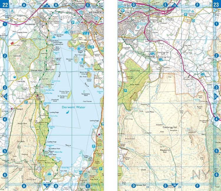 Produktbild: A-Z Maps: Lake District Adventure Atlas