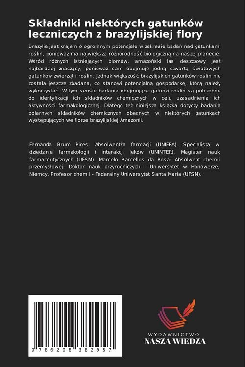 Produktbild: Sk&iquest;adniki niekt&oacute;rych gatunk&oacute;w leczniczych z brazylijskiej flory