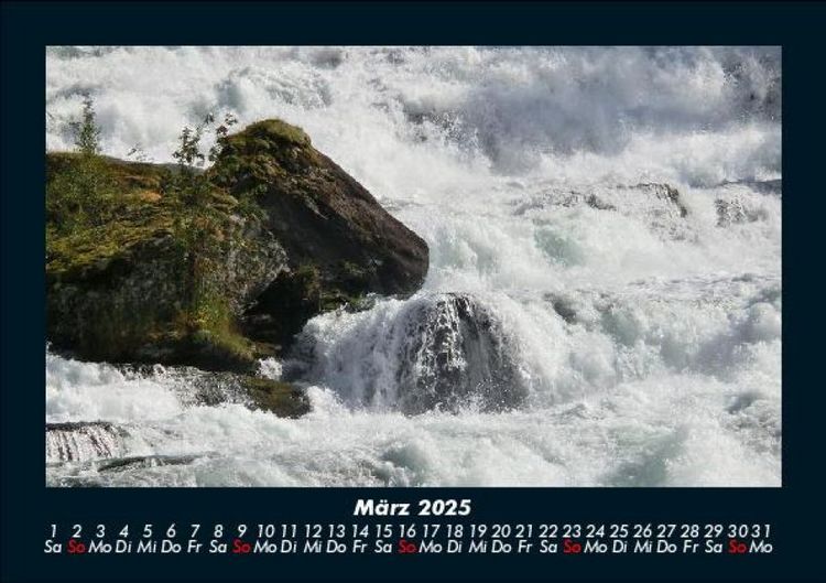 Produktbild: Wasserf&auml;lle 2025 Fotokalender DIN A5