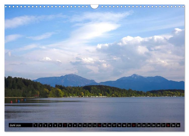 Produktbild: Am sch&ouml;nen Chiemsee (Wandkalender 2026 DIN A3 quer), CALVENDO Monatskalender