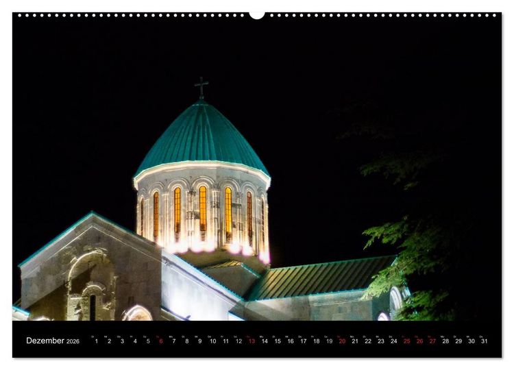 Produktbild: Impressionen aus Georgien (Wandkalender 2026 DIN A2 quer), CALVENDO Monatskalender