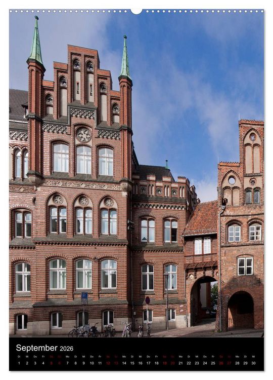 Produktbild: L&uuml;beck - Hansesch&ouml;nheit in Insellage (hochwertiger Premium Wandkalender 2026 DIN A2 hoch), Kunstdruck in Hochglanz