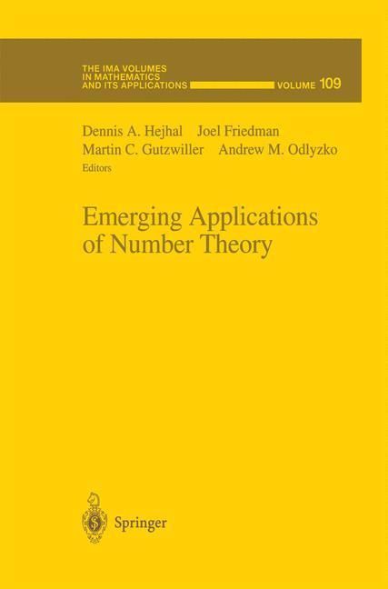 Produktbild: Emerging Applications of Number Theory
