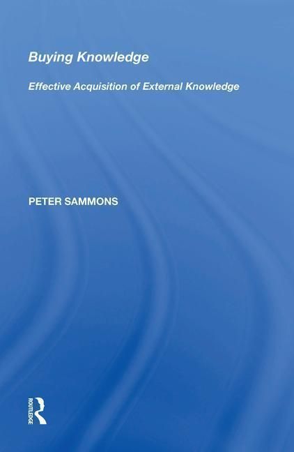 Produktbild: Sammons, P: Buying Knowledge