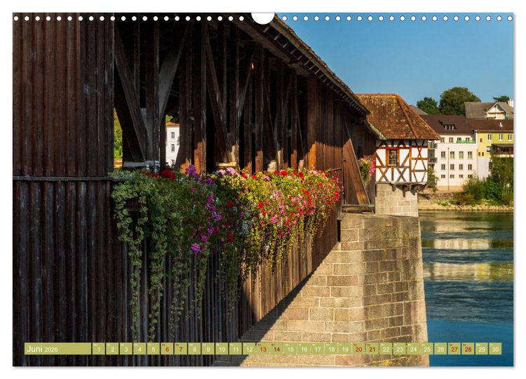 Produktbild: Bad S&auml;ckingen - Charmantes St&auml;dtchen am Rhein (Wandkalender 2026 DIN A3 quer), CALVENDO Monatskalender