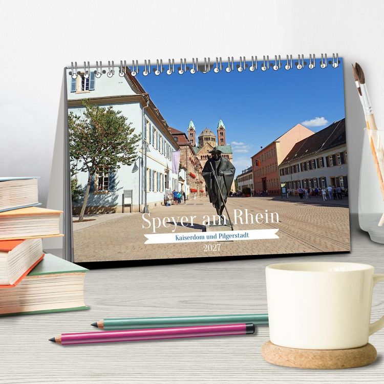 Produktbild: Speyer am Rhein Kaiserdom und Pilgerstadt (Tischkalender 2027 DIN A5 quer), CALVENDO Monatskalender
