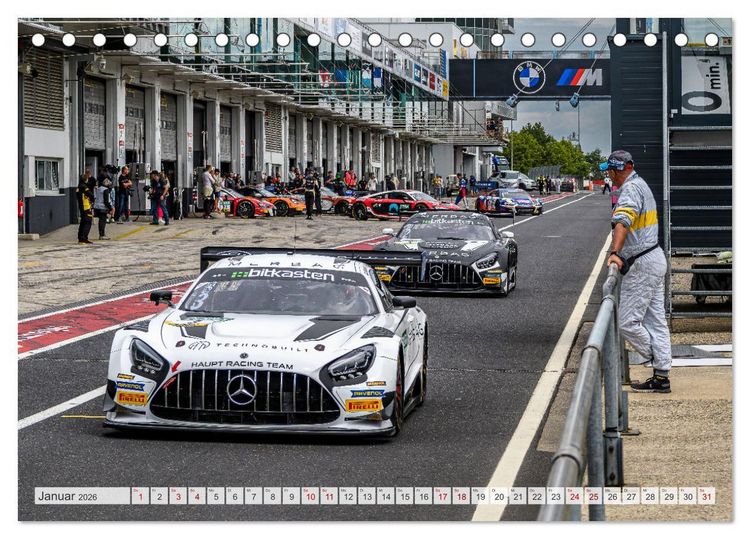 Produktbild: Schwaben Pfeile - STARS beim GT MASTERS (Tischkalender 2026 DIN A5 quer), CALVENDO Monatskalender