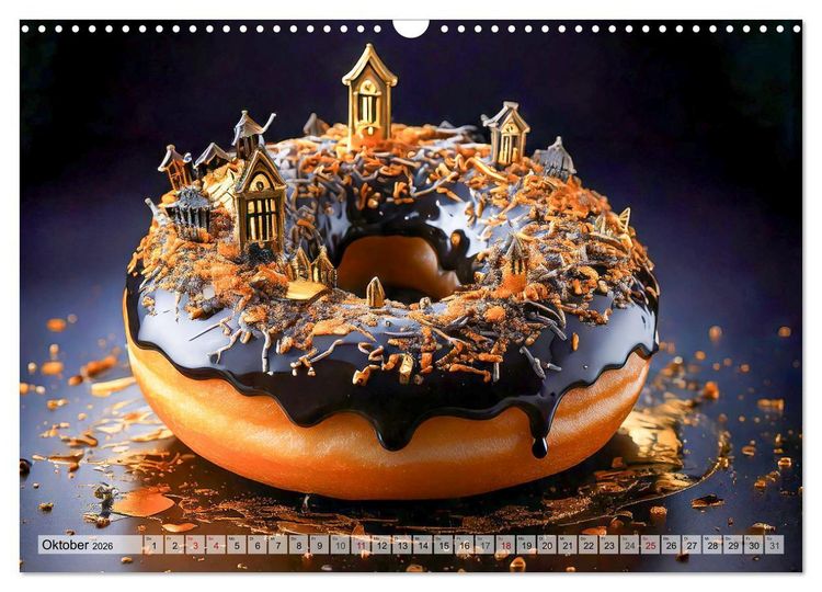 Produktbild: Donuts - Eine Reise durch die Jahreszeiten (Wandkalender 2026 DIN A3 quer), CALVENDO Monatskalender
