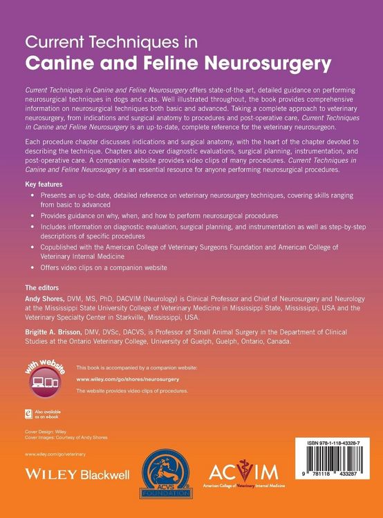 Produktbild: Current Techniques in Canine and Feline Neurosurgery