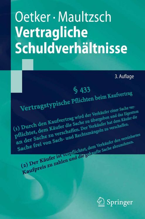 Produktbild: Vertragliche Schuldverh&auml;ltnisse