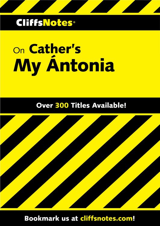 Produktbild: CliffsNotes on Cather's My Antonia