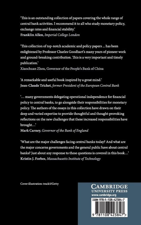 Produktbild: The Changing Fortunes of Central Banking