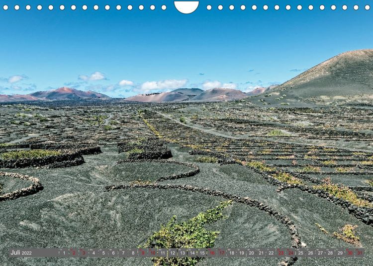 Produktbild: Lanzarote - Meisterwerke der Vulkane (Wandkalender 2022 DIN A4 quer)