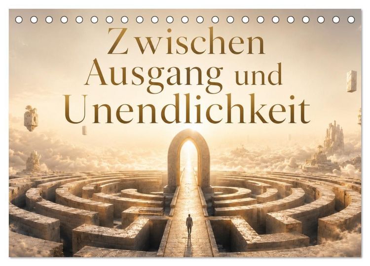 Produktbild: Zwischen Ausgang und Unendlichkeit (Tischkalender 2027 DIN A5 quer), CALVENDO Monatskalender