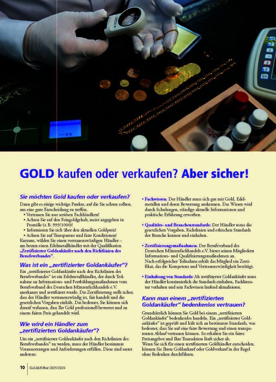 Produktbild: Sonderheft Gold & Silber