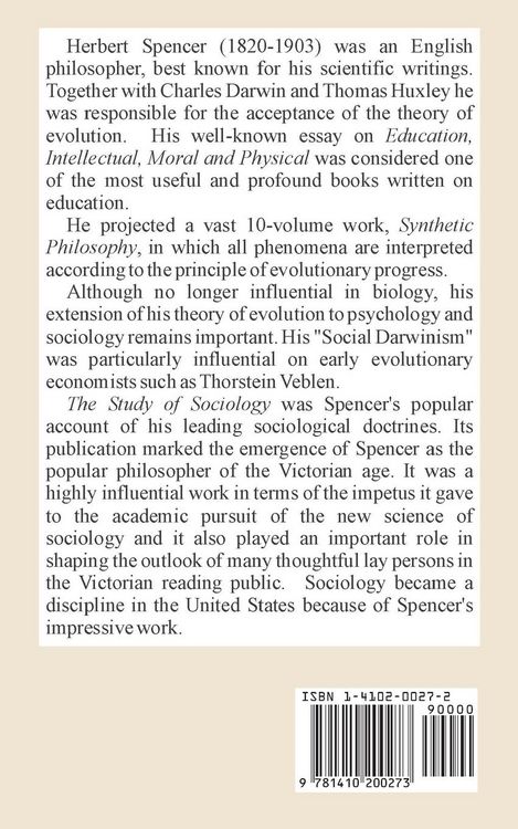Produktbild: Life and Letters of Herbert Spencer (Volume One)