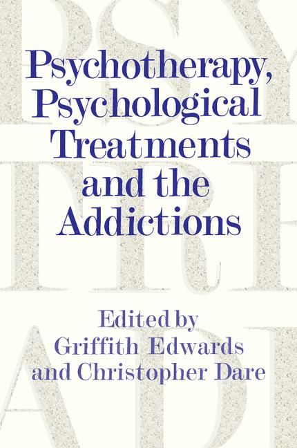 Produktbild: Psychotherapy, Psychological Treatments and the Addictions