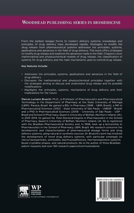 Produktbild: Strategies to Modify the Drug Release from Pharmaceutical Systems