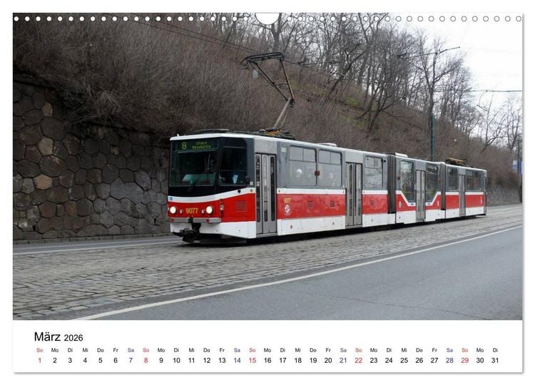 Produktbild: Stra&szlig;enbahnen in Europa (Wandkalender 2026 DIN A3 quer), CALVENDO Monatskalender