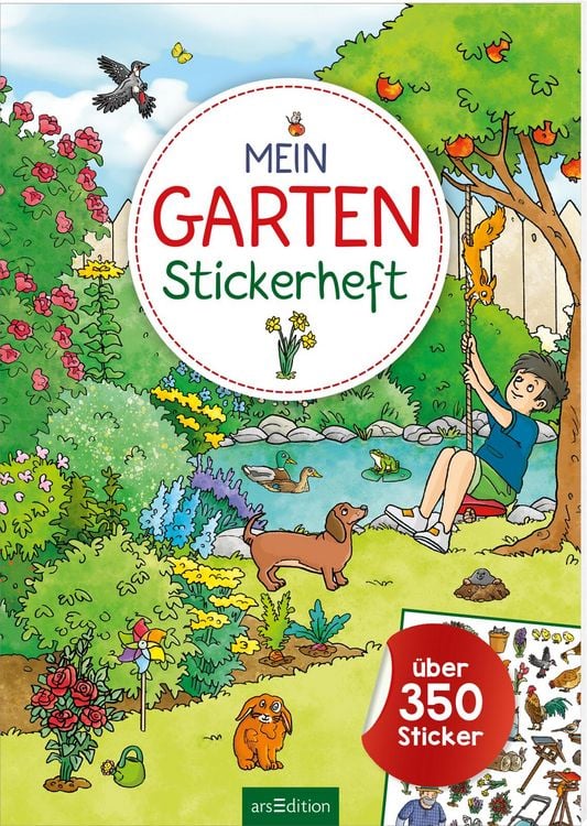 Produktbild: Mein Garten-Stickerheft