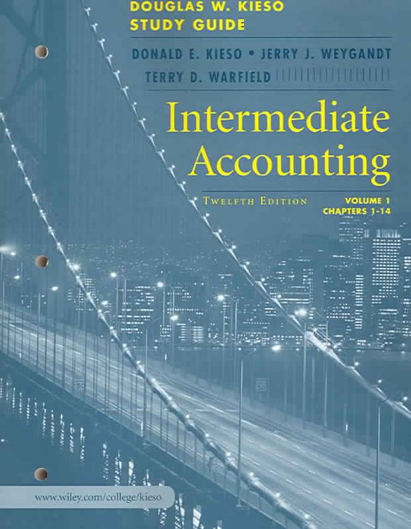 Produktbild: Intermediate Accounting, Study Guide, Volume I, Chapters 1 - 14