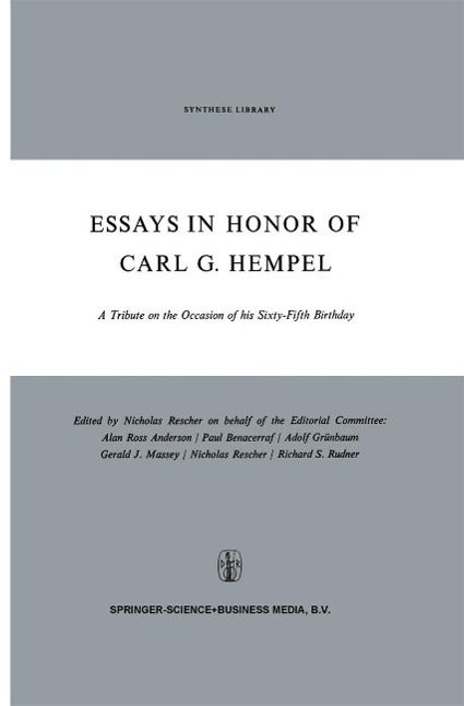 Produktbild: Essays in Honor of Carl G. Hempel