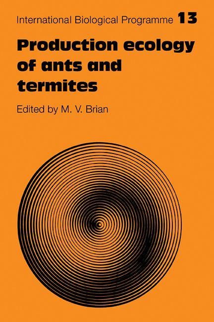 Produktbild: Production Ecology of Ants and Termites