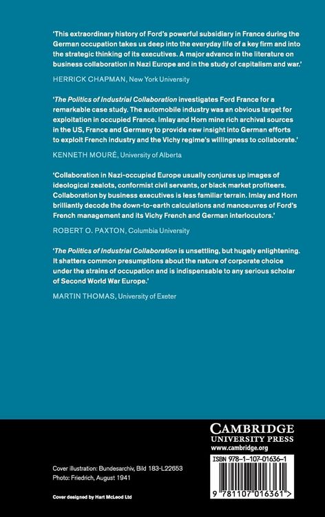 Produktbild: The Politics of Industrial Collaboration during World War II