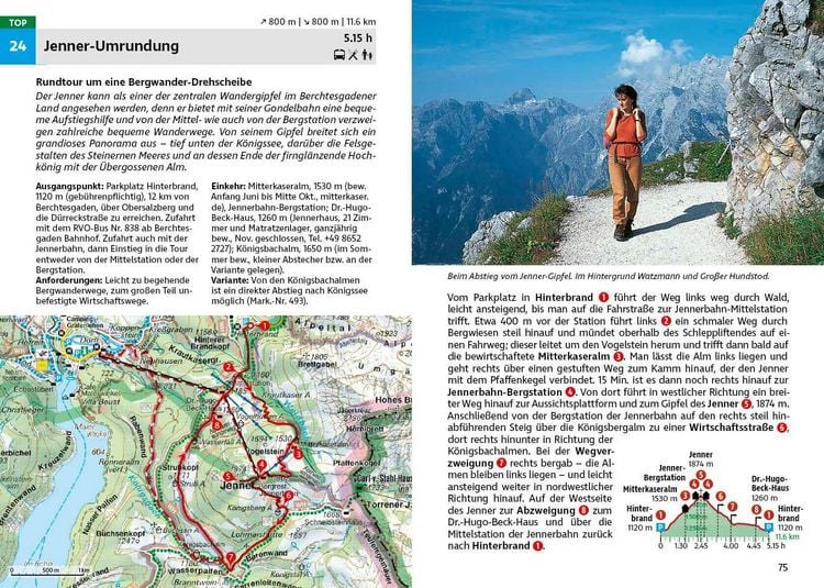 Produktbild: ROTHER Wanderf&uuml;hrer Berchtesgadener Land. 51 Touren &ndash; Berchtesgaden, Bad Reichenhall, Nationalpark Berchtesgaden, K&ouml;nigssee