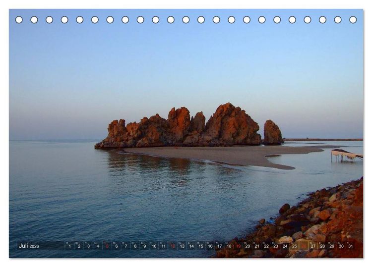 Produktbild: Oman - Eine Bilder-Reise (Tischkalender 2026 DIN A5 quer), CALVENDO Monatskalender
