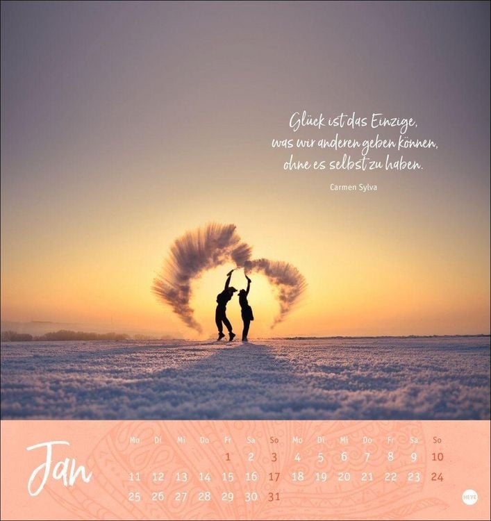 Produktbild: Tage voller Gl&uuml;ck Postkartenkalender 2027