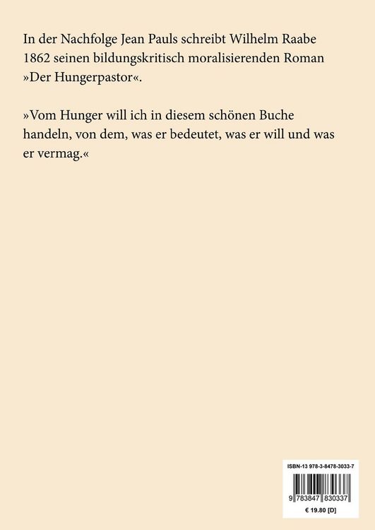 Produktbild: Der Hungerpastor (Gro&szlig;druck)