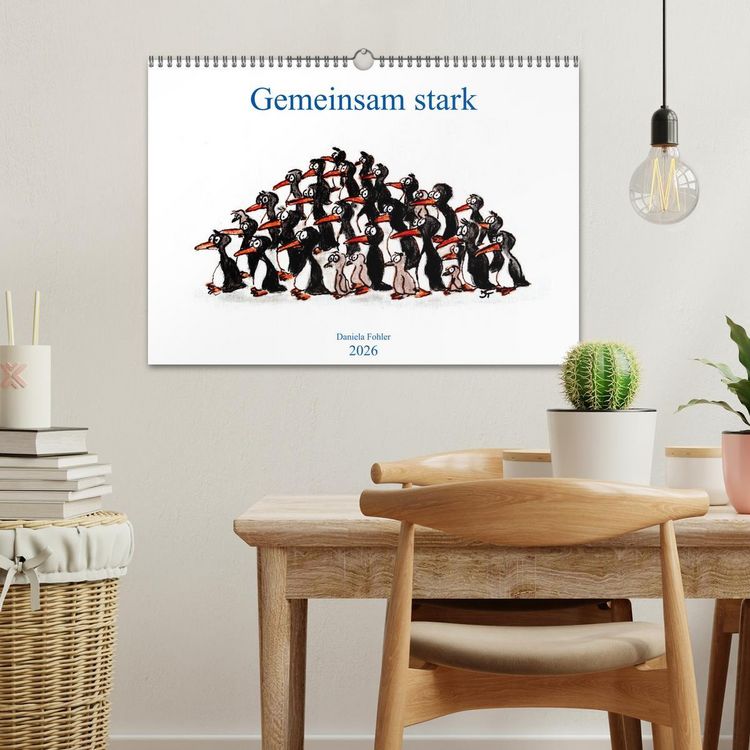 Produktbild: Gemeinsam stark (Wandkalender 2026 DIN A3 quer), CALVENDO Monatskalender