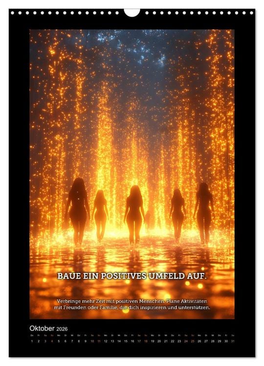 Produktbild: Vom Tr&auml;umen zum Tun! - Erschaffe dir in 12 Monaten dein Million&auml;rs-Mindset. (Wandkalender 2026 DIN A3 hoch), CALVENDO Monatskalender