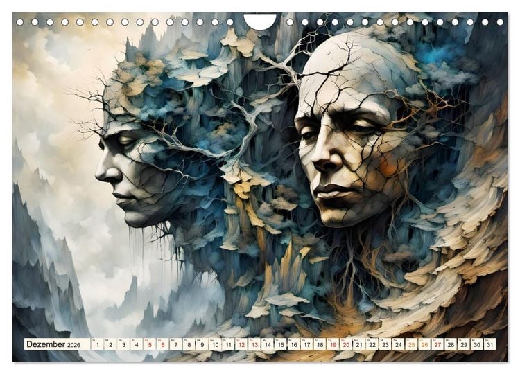 Produktbild: Berg Charaktere (Wandkalender 2026 DIN A4 quer), CALVENDO Monatskalender