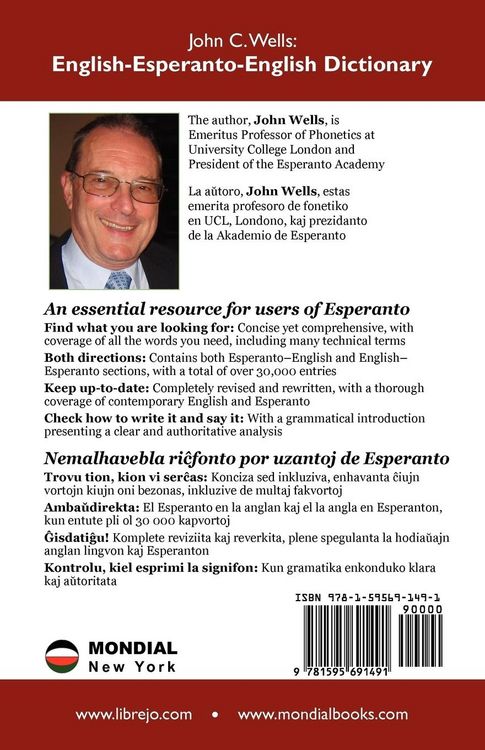 Produktbild: English-Esperanto-English Dictionary (2010 Edition)