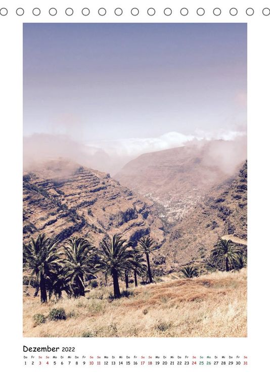 Produktbild: La Gomera - Instantfotografie (Tischkalender 2022 DIN A5 hoch)
