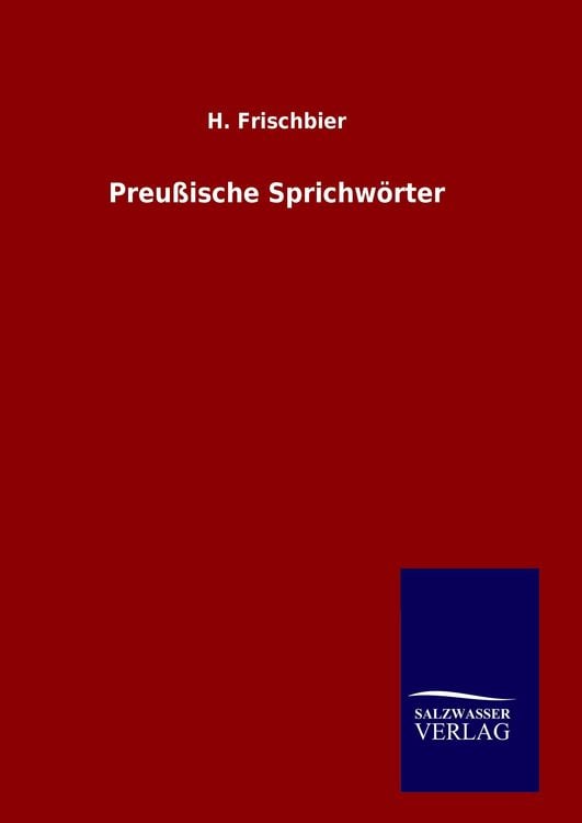 Produktbild: Preu&szlig;ische Sprichw&ouml;rter