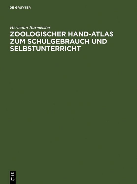 Produktbild: Zoologischer Hand-Atlas zum Schulgebrauch und Selbstunterricht
