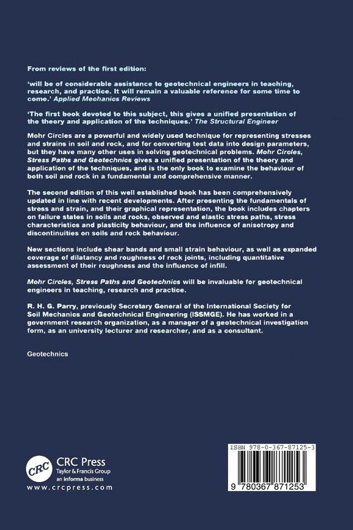 Produktbild: Mohr Circles, Stress Paths and Geotechnics
