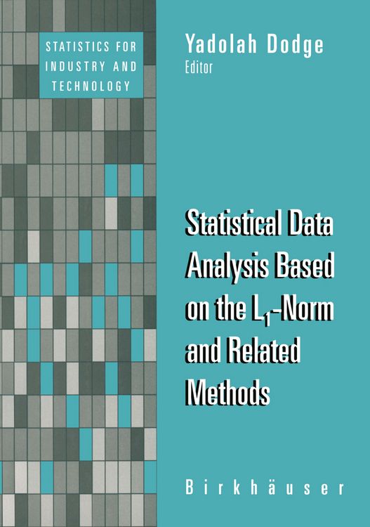 Produktbild: Statistical Data Analysis Based on the L1-Norm and Related Methods