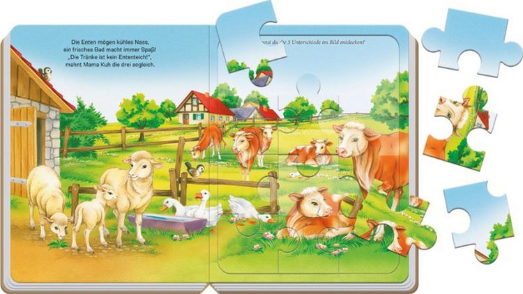Produktbild: Tr&ouml;tsch Puzzlebuch Bauernhof