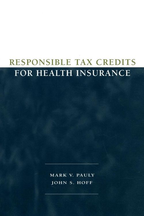 Produktbild: Responsible Tax Credits for Health Insurance