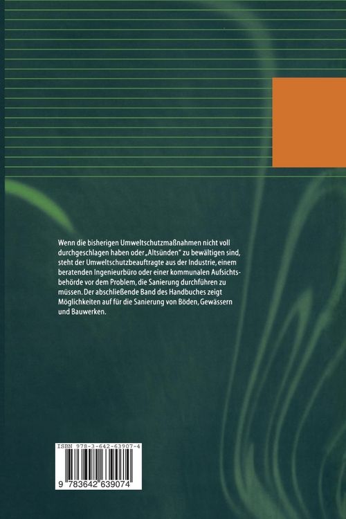 Produktbild: Handbuch des Umweltschutzes und der Umweltschutztechnik