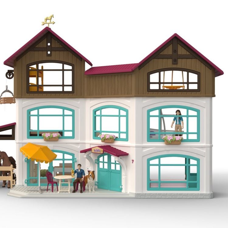 Produktbild: schleich&reg; 42785 Lakeside Villa & Paddock, Reiterhof