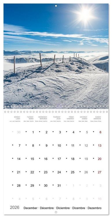Produktbild: Light in the Bavarian Alps - Fantastic Landscapes (Wall Calendar 2026 12 &times; 12 Inch) CALVENDO 12 Month Wall Calendar